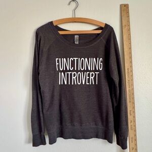 Functioning Introvert Graphic Sweatshirt